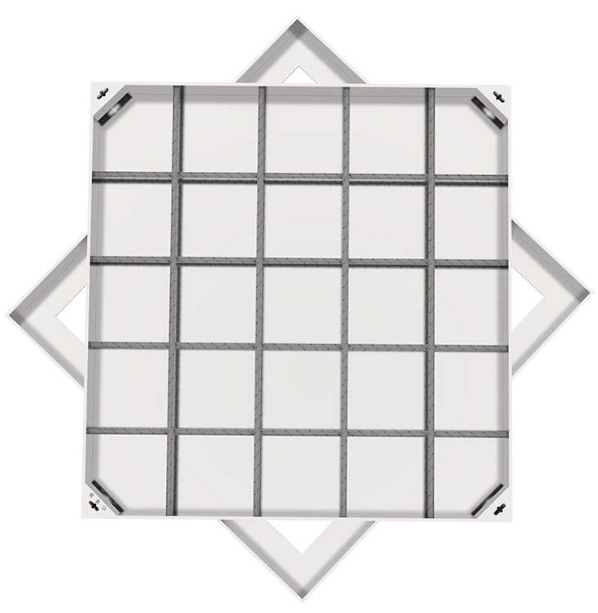 江门不锈钢方井展示